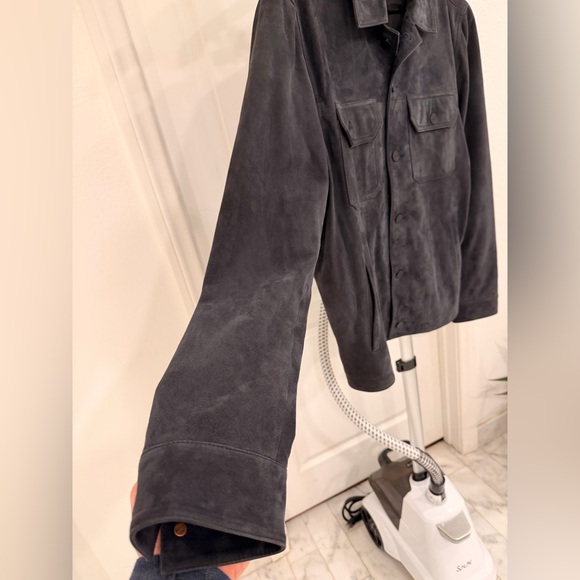 Lucky Brand Men's Suede Shirt Jacket - Picture 5 of 16